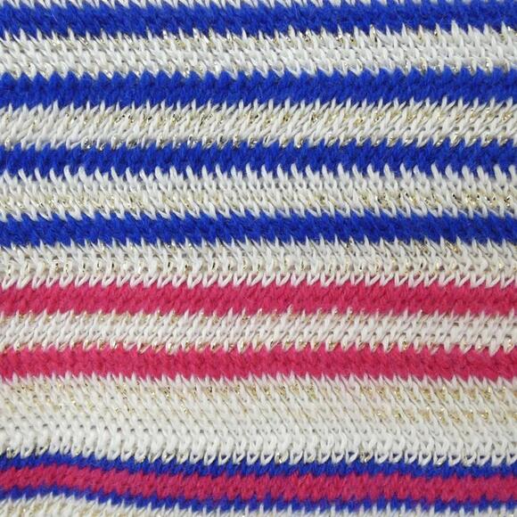 Authentic CHANEL CC Logo Striped Maxi Dress Cashmere 38 - Picture 5 of 8